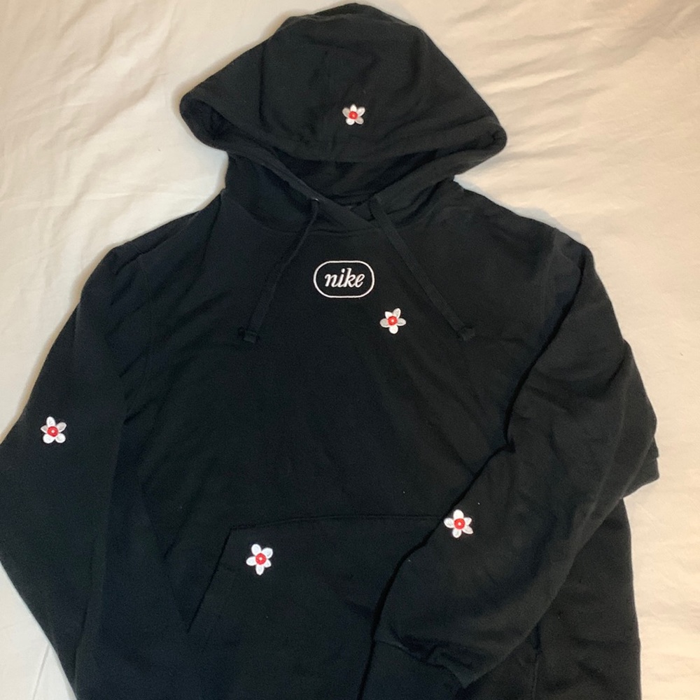 Nike Embroidered Floral Hoodie